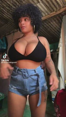 big tits busty jiggling clip