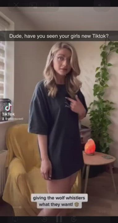 Blonde Boobs TikTok clip