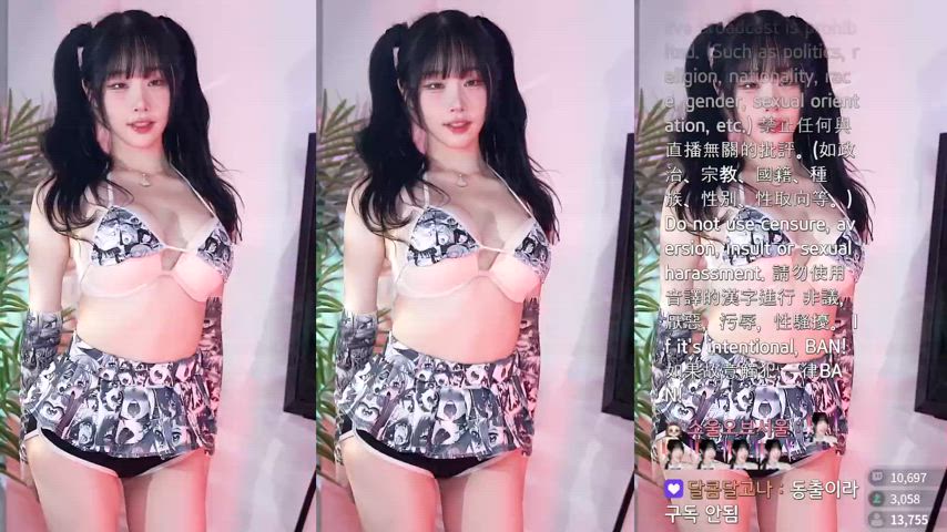 asian big tits dancing korean clip