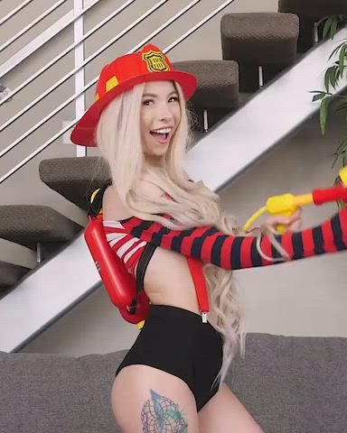 Firefighter to the rescue Kenzie Reeves is ready for action