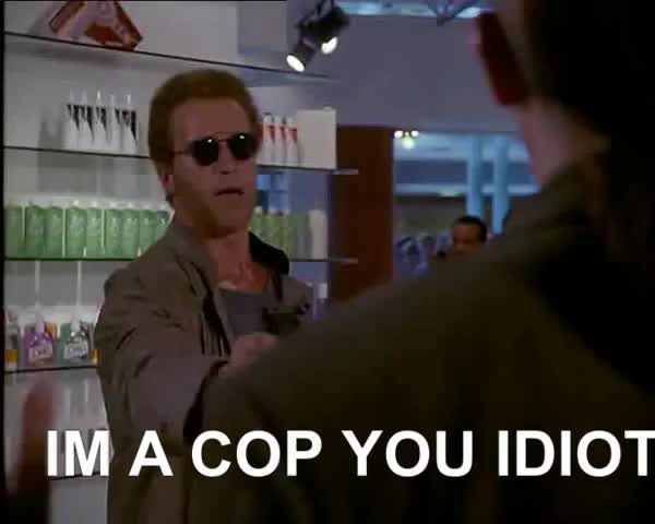 Kindergarten Cop - I'm a cop, you idiot!