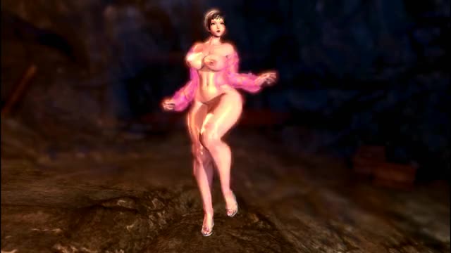 Sexy Nude lightskin gon dance