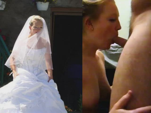 amateur blonde blowjob bride exposed hidden camera homemade spy cam wedding clip