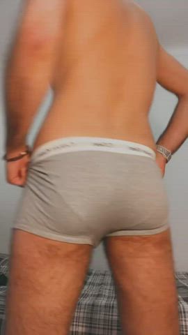 amateur ass gay hairy hairy ass naked nude solo tease underwear clip