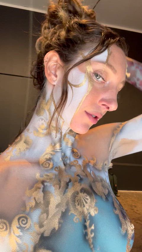 This one had me feeling like an elegant goddess (by the body paint legend, Roustan)