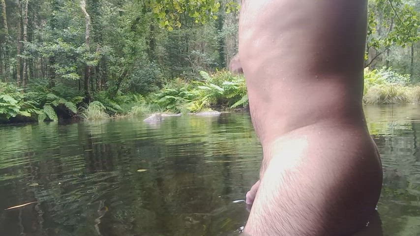 (m) Nudity Outdoor Swimming in the river