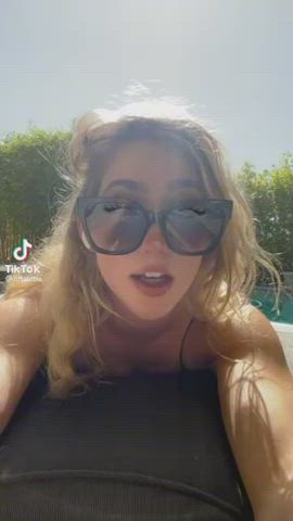 Ass Big Ass Blonde Tease TikTok White Girl clip