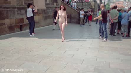 Nude Outdoor Public clip