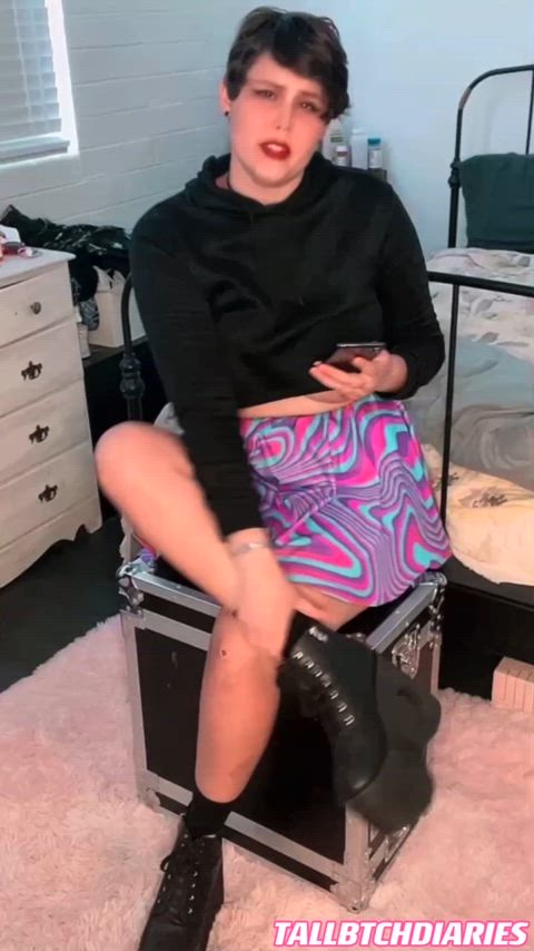 degrading emo goth humiliation sph small cock tiktok tomboy verified r/sph clip