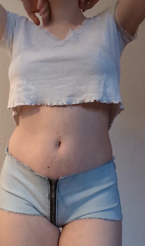 belly button stretching belly just-boobs clip