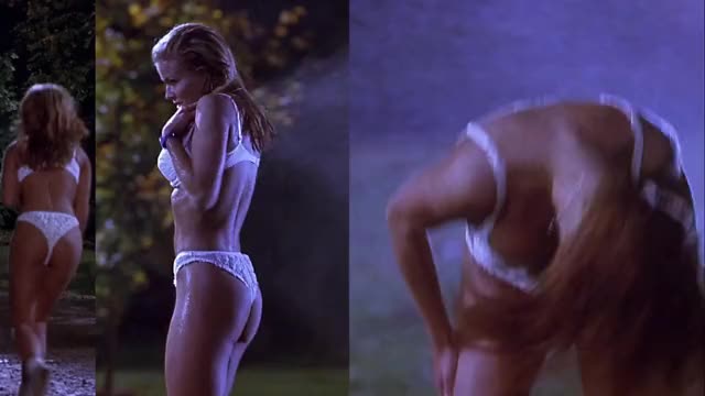 Carmen Electra - Scary Movie (2000) - split-screen, mini-loop edit - in lingerie,