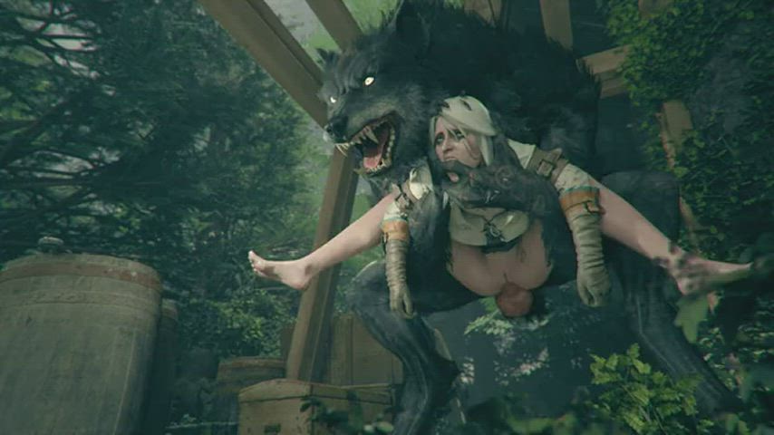 Ciri getting Plowed by a Werewolf