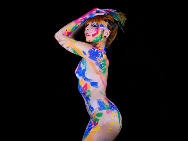 Abstract Body Paint by Nasel