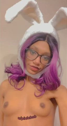 Bunny ears on or off when we fuck? ??