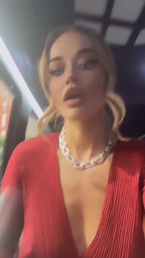 celebrity pokies rita ora slow motion celebs transparent-clothing clip