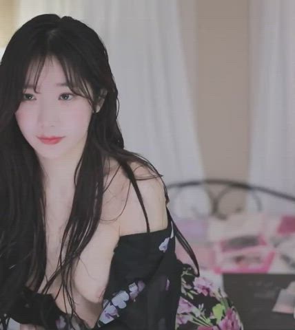 asian cute gamer girl korean nipples tease teen tits wet clip
