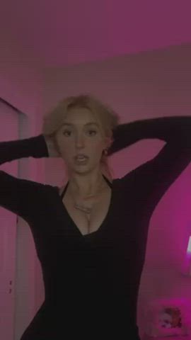 big tits blonde tiktok clip