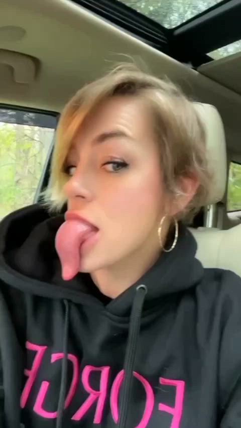 grandma long tongue milf tongue tongue fetish whore cumslut clip