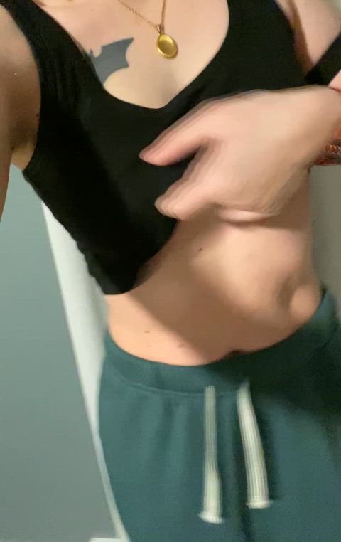 Would you rather cum on these tits or cover that bat signal? 🦇