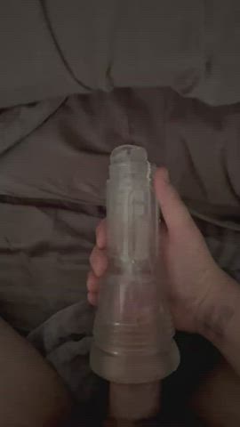 I love filling out my clear toy!
