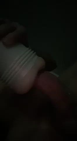 cock cum fleshlight masturbating pussy clip