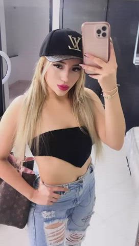 Ass Blonde Blowjob Cum Cumshot Latina Teen Porn GIF by ashlye-stone