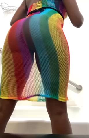 Ass Ebony Shower Twerking clip