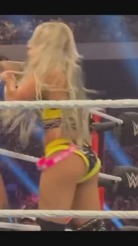 ass big ass blonde booty pawg thick thighs tight tiny wrestling clip