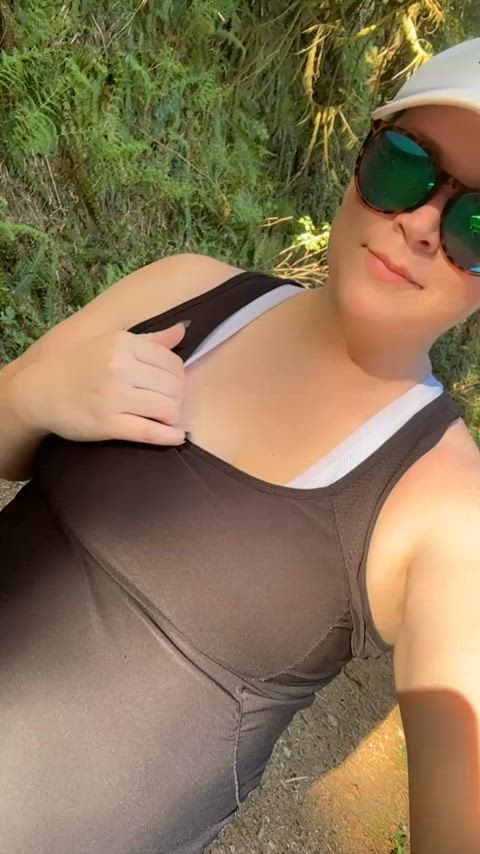 Fun in the sun ☀️ Had to get some flashing in on my hike [wa]
