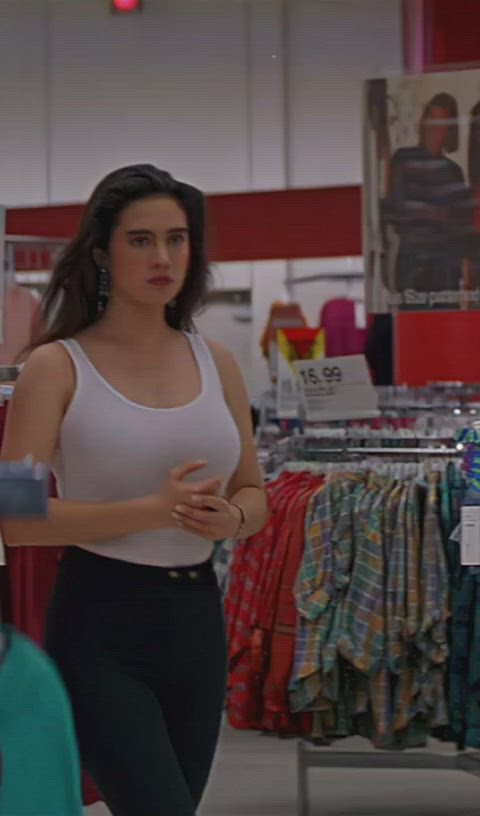 big tits hd jennifer connelly natural tits clip