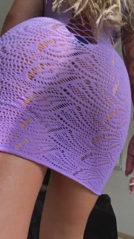 Big Ass Dress Lingerie Tattoo Tease Thong clip
