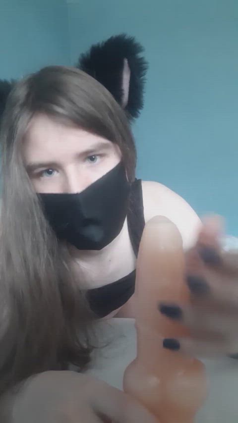 dildo femboy mask clip