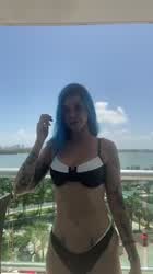 Dancing Tattoo Thong clip