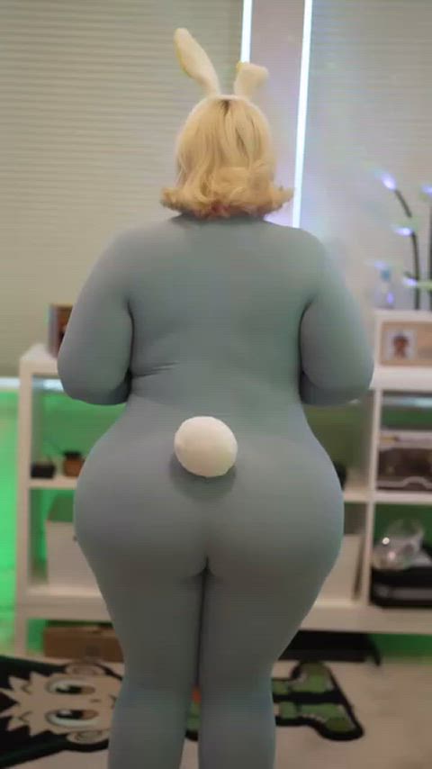 ass bbw big ass booty bunny chubby cosplay curvy pawg thick clip