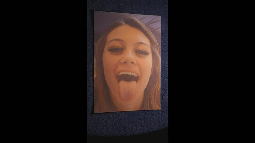 cumshot cute facial tribute clip