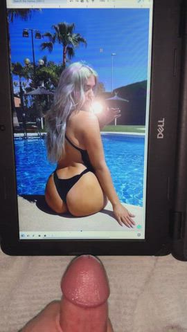 HER ASS MADE ME EXPLODE! taking requests now for next trib (celebs, tiktokers, influencers