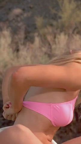 Babe Babes Bikini Blonde Celebrity Gwyneth Paltrow Pretty Smile Tease clip