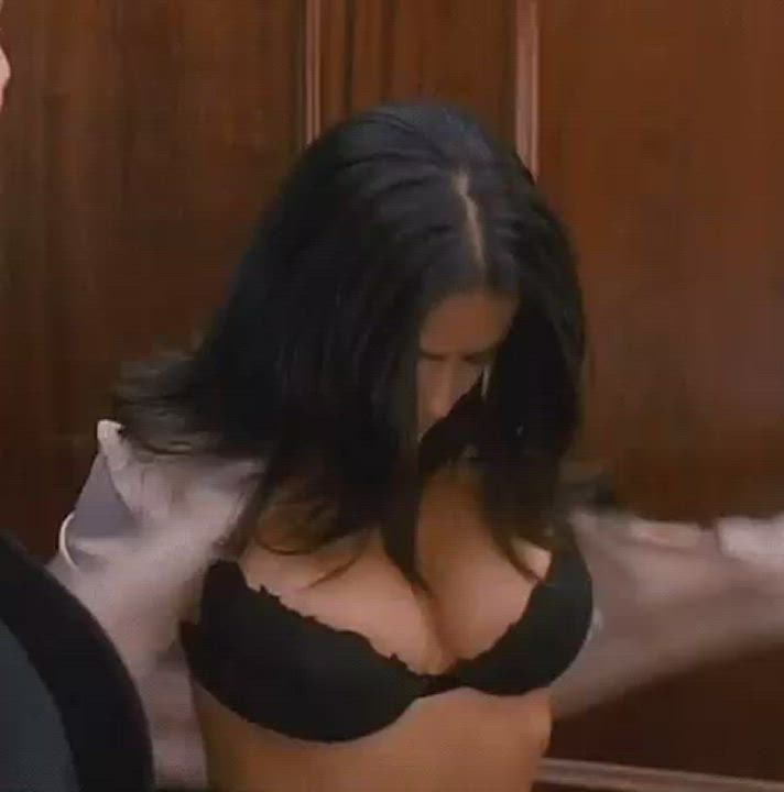 Cleavage Elevator Salma Hayek clip