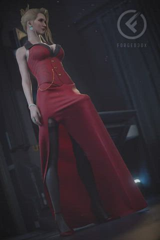 Scarlet with her bulge, (Forged3DX) [Final Fantasy]