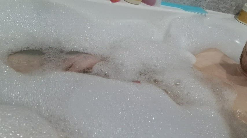 Hot bubbly bath time. Who's gonna jump in with me? Check my page to see where the