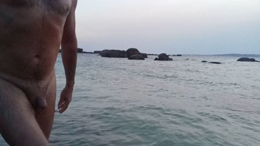beach exhibitionist nude nudist nudity outdoor underwater watersports wet clip