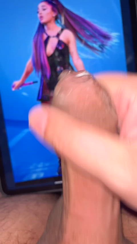 ariana grande boots cum cumshot tribute cum-tributes clip