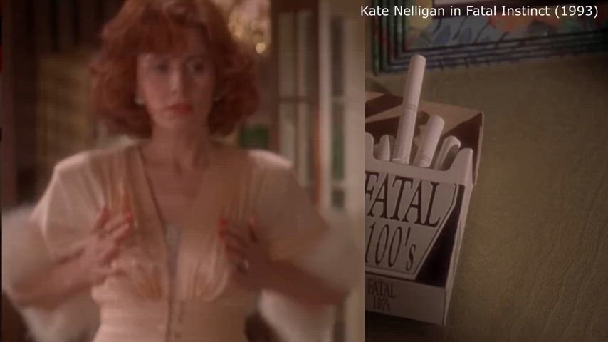 Wife Kate Nelligan cheats on her oblivious husband with her mechanic in Fatal Instinct