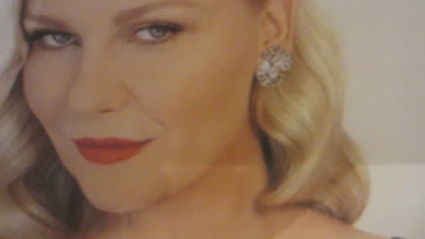 Mat86it busts a huge load on a glammed-up Kirsten Dunst