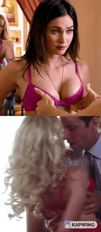 WYR: Fondle Megan Fox's tits or fondle Scarlett Johansson's tits?