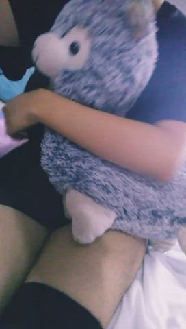 Just me humping Al, my alpaca plushie ♡