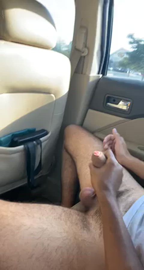 Jerking off my hung friend :)