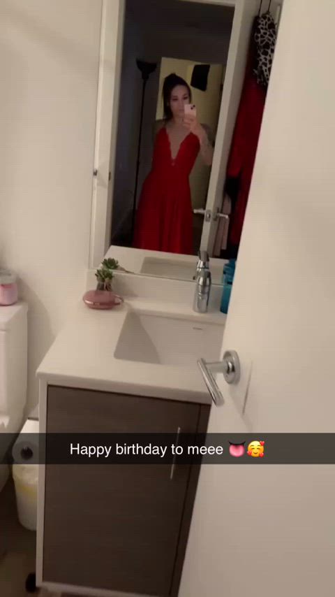 big ass birthday brunette dress onlyfans sexy tattoo clip