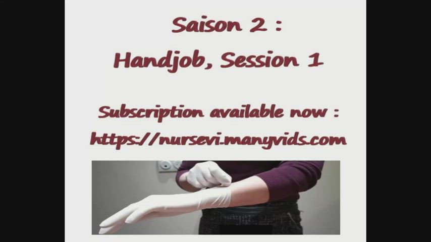 handjob latex latex gloves nurse clip