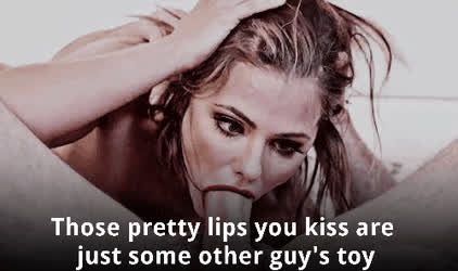 Think about this every time she kisses you